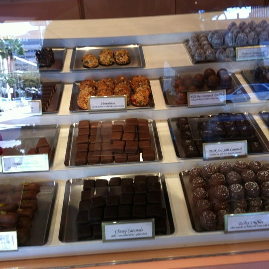 Photo taken at andSons Chocolatiers by George K. on 10/28/2012