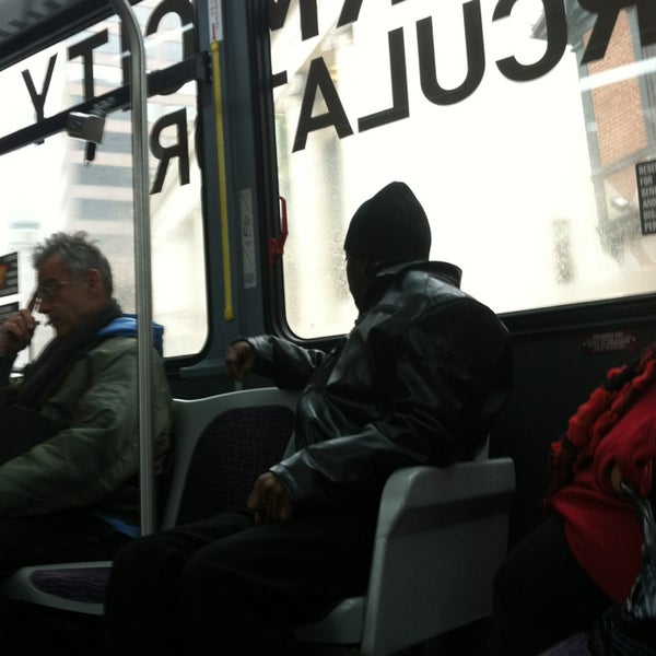 Photo taken at Charm City Circulator - Purple Route by Timothy S. on 12/29/2012