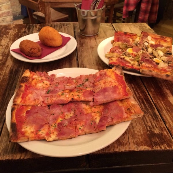 The best pizza I've had in London! You'll be immediately able to tell the difference from the first bite. Also very good variety to choose from.