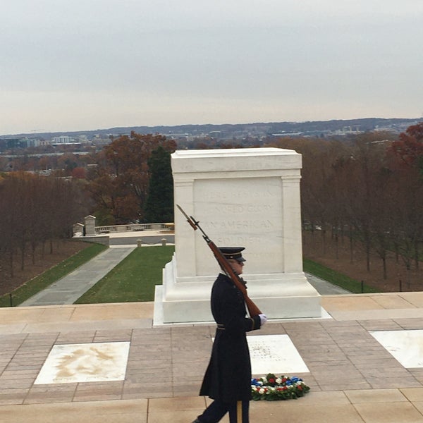 Photo taken at Tomb of the Unknown Soldier by Ronald V. on 11/30/2019