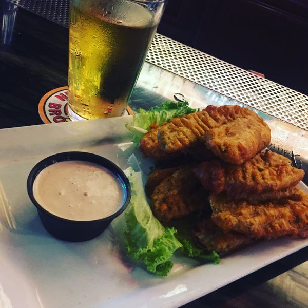 #OMG, best fried pickles I have ever had. #Frickles and #Beer on #HappyHour!