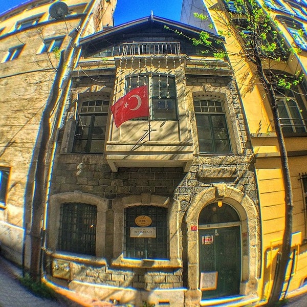 Photo taken at Galata Evi by Emre on 4/30/2014