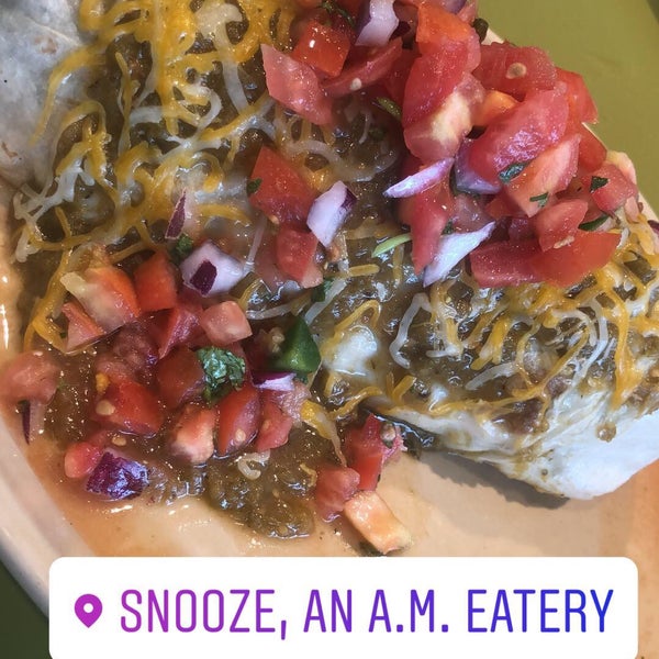 Снимок сделан в Snooze, an A.M. Eatery пользователем Daniel Q. 9/9/2018