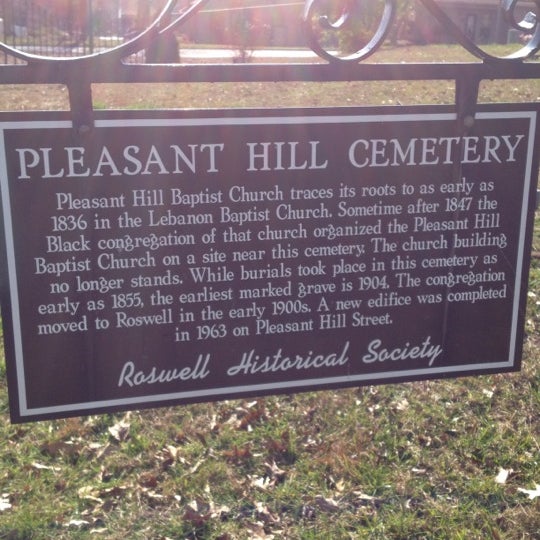 Pleasant Hill Cemetery Roswell, GA