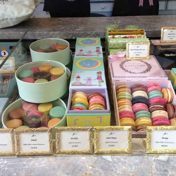 Laduree меню макароны