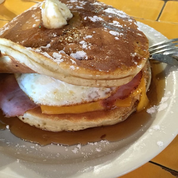 Pancake breakfast sandwich!!