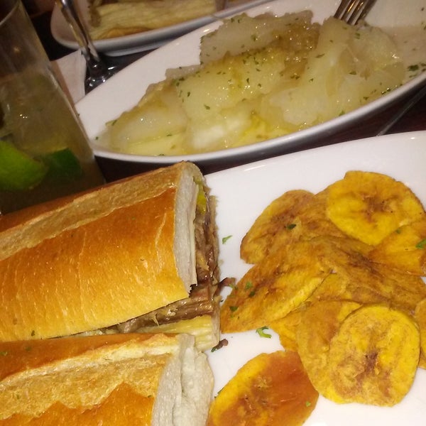 Cubano Sandwich  × Plantain Chips 💯