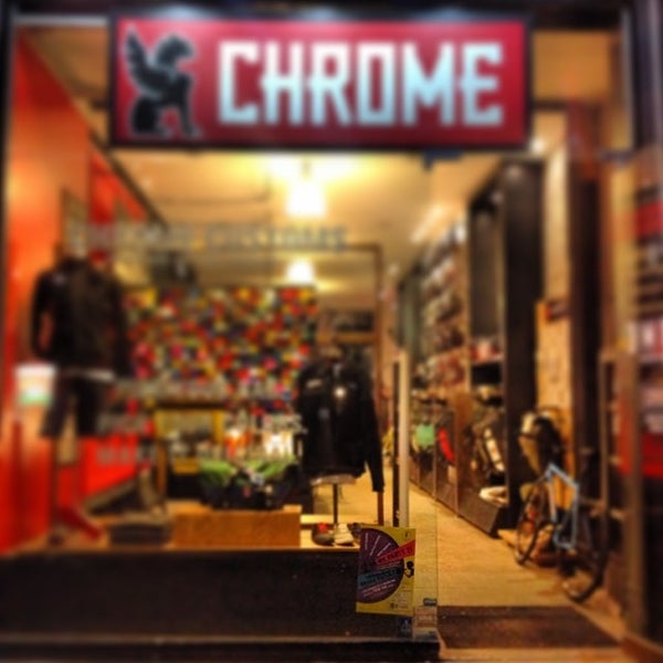 Photo taken at Chrome Industries by Laura S. on 10/18/2013