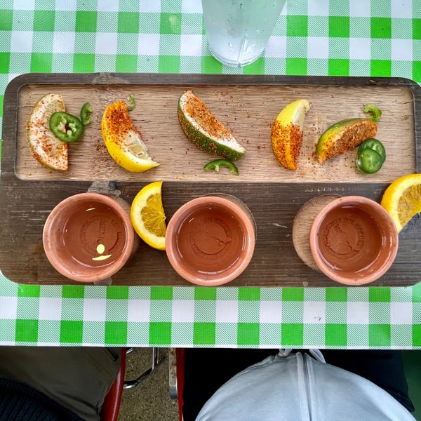 Ask for a mezcal flight 🥳 It’s not always on the menu, but it’s approachable and refreshing.