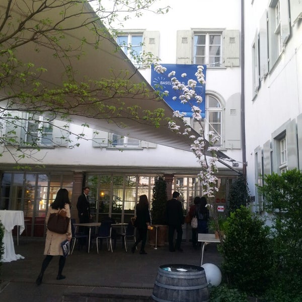 Photo taken at Der Teufelhof Basel by Ki on 4/24/2013