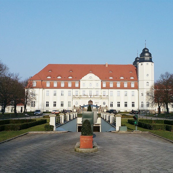 Photo taken at Schloss Fleesensee by Vanessa P. on 2/16/2015