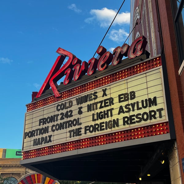 Photo taken at Riviera Theatre by Chris C. on 9/25/2022