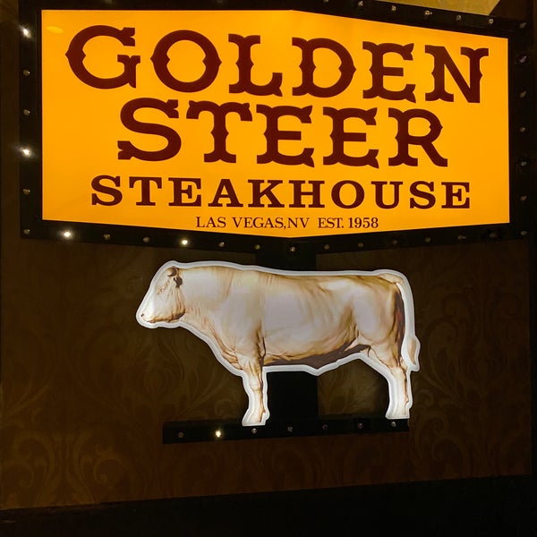 Photo taken at Golden Steer Steakhouse Las Vegas by Melanie M. on 7/25/2023