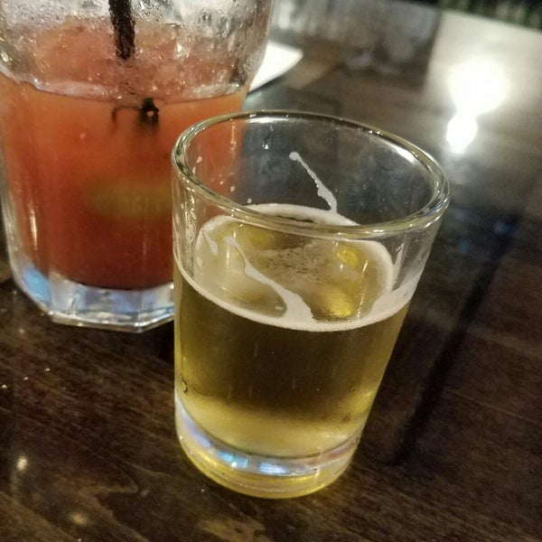 Photo taken at 5 Lakes Brewing Co by Ashley on 6/11/2018