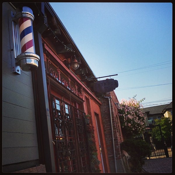 Photo taken at Temescal Alley Barbershop by James U. on 5/2/2013