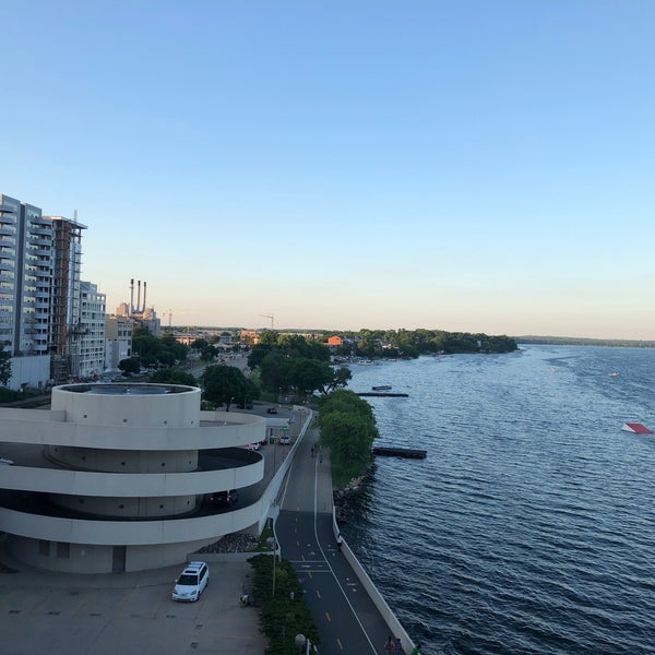 Photo taken at Monona Terrace Community and Convention Center by Andrew S. on 6/2/2018