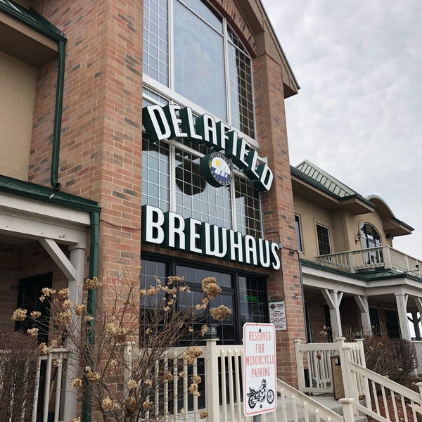 Photo taken at Delafield Brewhaus by Andrew S. on 4/1/2019