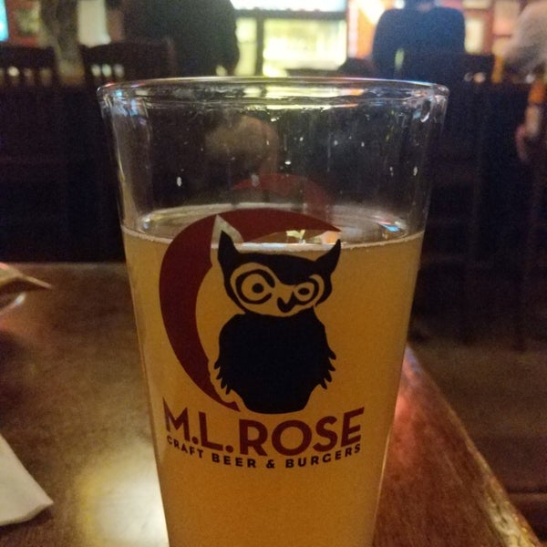 Photo taken at M.L.Rose Craft Beer &amp; Burgers by Danielle F. on 5/18/2021