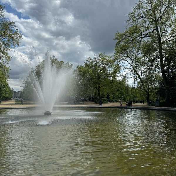 Photo taken at Fontaine du Parc de Bruxelles / Fontein Warandepark by Christina on 5/3/2024
