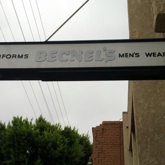 Becnel Uniform Men's Store in Downtown Los Angeles