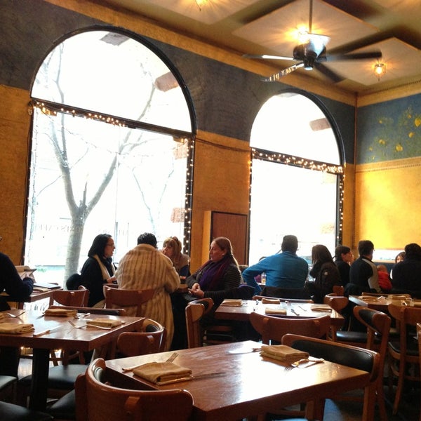 Photo taken at Nick &amp; Toni&#39;s Cafe by Samuel G. on 2/10/2013