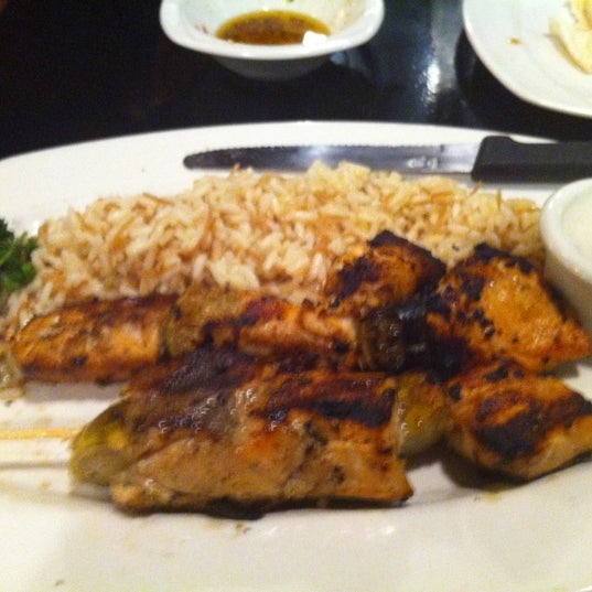 Had the salmon kabob and it was great. If they have it when you go, get it.