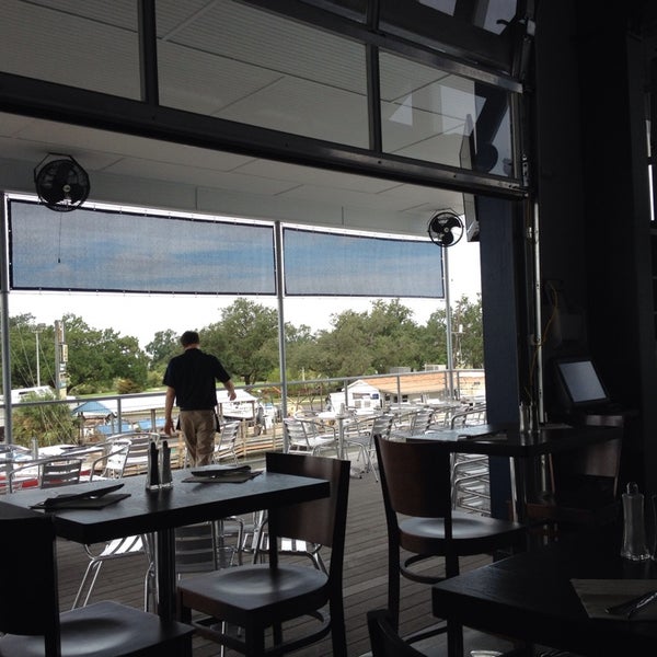 Photo taken at Brisbi&#39;s Lakefront Restaurant &amp; Bar by Christine A. on 10/18/2013