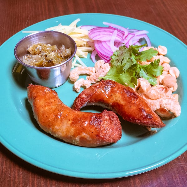 Its a small portion size, but order the Chiang Mai Sausage anyway. It packs a flavor punch of lemon grass and galangal.