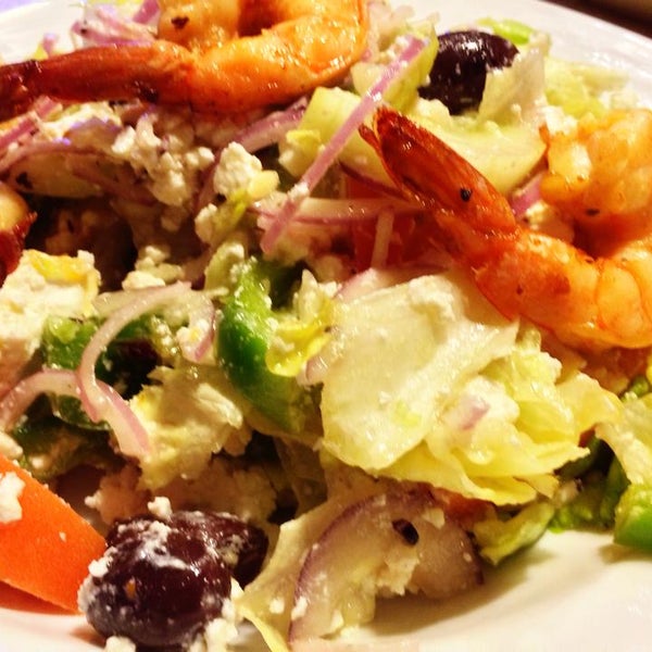 Typical diner fare here, but the Greek Salad with Grilled Shrimp is excellent.