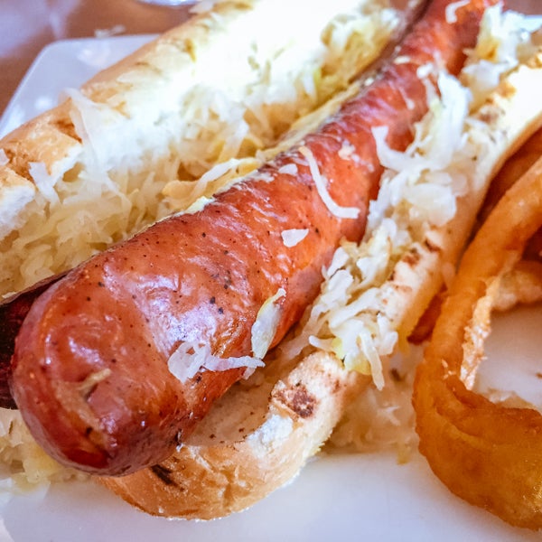 Don't miss the Castle Grill Kielbasa - 1/2 lb Polish Kielbasa, Sauerkraut, Dijon Mustard, Roll. Castle Grill itself has short hours, so this may be one of the best ways to get one w/o visiting them!