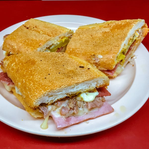 Don't leave without getting a Cuban sandwich. Its messy and delicious.