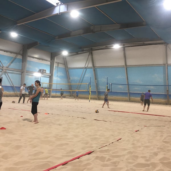 Photo taken at Всесезонный центр пляжного спорта «Песок» by Nikita C. on 3/18/2017