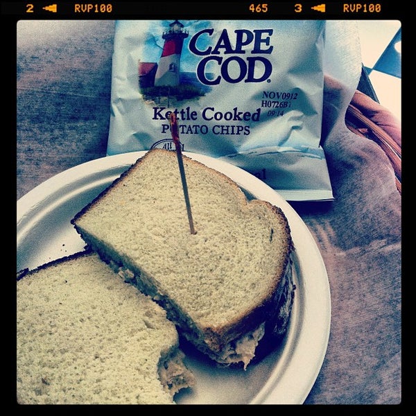 Photo taken at Cape Cod Bagel Cafe by Chelsea S. on 9/20/2012