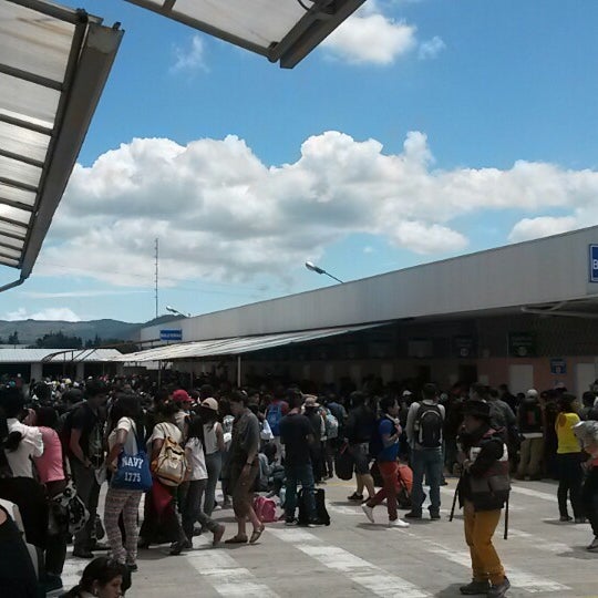 Photo taken at Terminal Terrestre De Carcelén by Alejo cUco T. on 4/18/2014