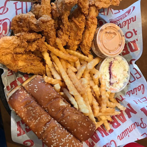 Photo taken at Raising Cane&#39;s Chicken Fingers by Ahmed A. on 5/3/2017