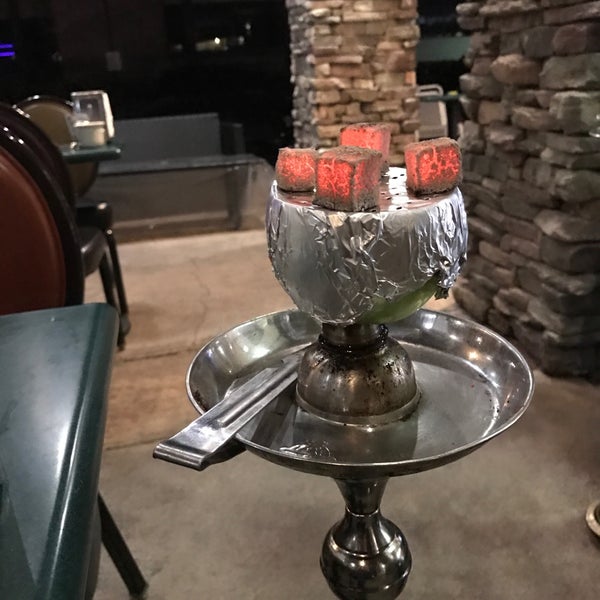 Photo taken at Momo&#39;s Grill Hookah by Ahmed A. on 1/14/2017