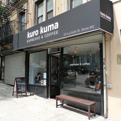 Tiny owner-run shop Kuro Kuma provides friendly service, Balthazar pastries and Counter Culture coffee to Columbia students and Morningside Heights residents.