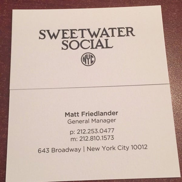 2/16/2017にMatt F.がSweetwater Socialで撮った写真