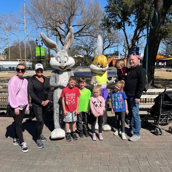Photo taken at Six Flags Over Texas by Mark L. on 2/19/2022
