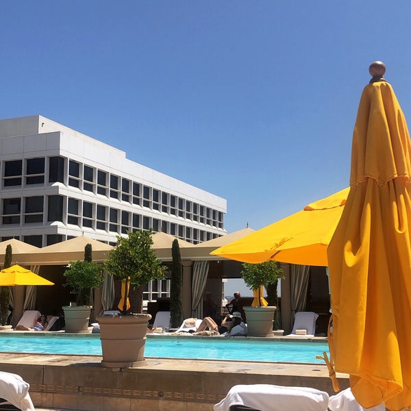 The Rooftop Pool Montagebh West Los Angeles Beverly Hills Ca