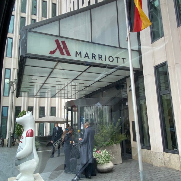 Photo taken at Berlin Marriott Hotel by Conor M. on 9/26/2022
