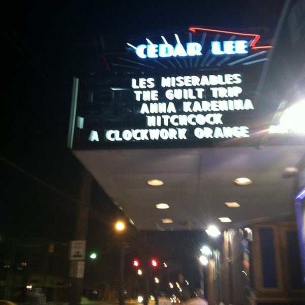 Photo taken at Cedar Lee Theatre by Aleena on 12/31/2012