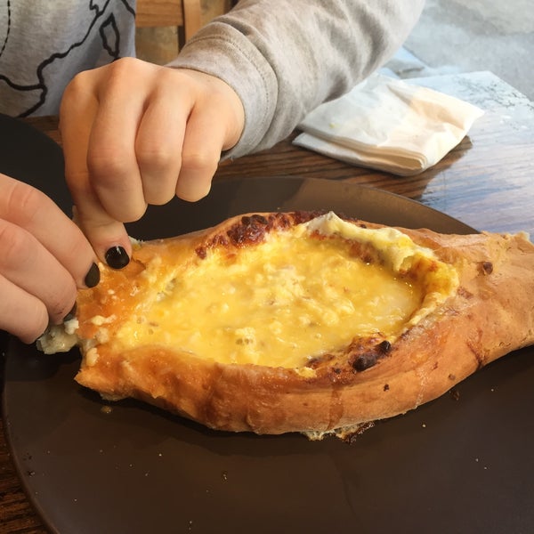 If you want Georgian food, you need to get there. Khachapuri is very delicious