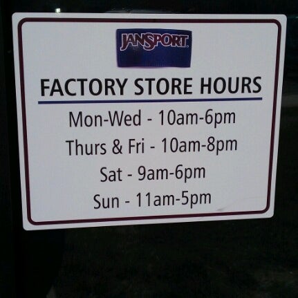 jansport outlet store