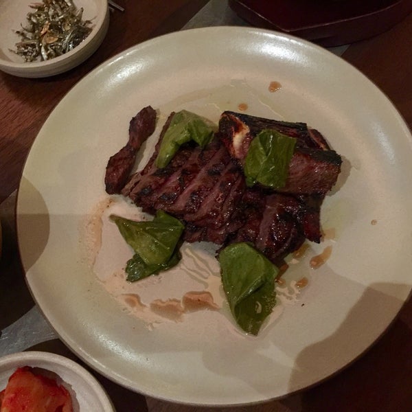 Photo taken at Girin SteakHouse by Matthew Wonsuk K. on 4/14/2016