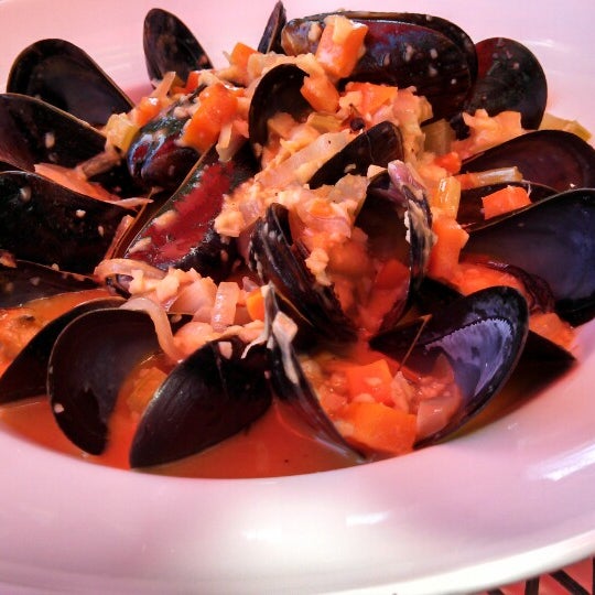 Mussels, the sauce is great
