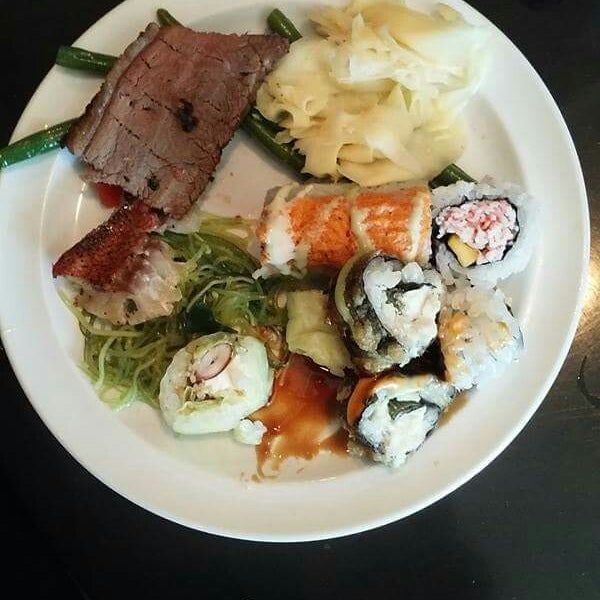 Photo taken at SanTo’s Modern American Buffet &amp; Sushi by Michael F. on 3/29/2015