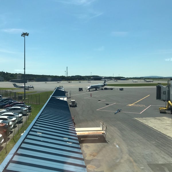 Photo taken at Bangor International Airport (BGR) by Nima E. on 7/4/2018