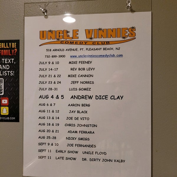 7/11/2021にMichael L.がUncle Vinnie&#39;s Comedy Clubで撮った写真