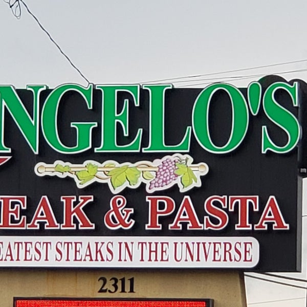 Photo taken at Angelo&#39;s Steak And Pasta by Robert on 8/4/2019